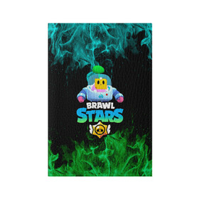 Обложка для паспорта матовая кожа с принтом Sprout Brawl Stars в Тюмени, натуральная матовая кожа | размер 19,3 х 13,7 см; прозрачные пластиковые крепления | brawl | brawl stars | sprout | бравл | бравл старс | росток | спраут | спраут brawl stars | спроут