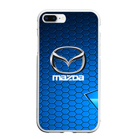 Чехол для iPhone 7Plus/8 Plus матовый с принтом MAZDA в Тюмени, Силикон | Область печати: задняя сторона чехла, без боковых панелей | amg | auto | bmw | honda | jdm | mercedes | nissan | porsche | racing | sport | subar | toyota | автомобил | автомобильные | киа | лексус | марка | машины | митсубиси | ниссан | порше | спорт | субару | тесла | тойота | хонда