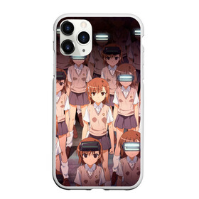 Чехол для iPhone 11 Pro матовый с принтом Railgun в Тюмени, Силикон |  | anime | mikoto | misaka | railgun | toaru | аниме | анимэ | клон | клоны | микото | мисака | рейлган | тоару