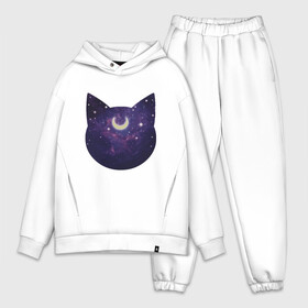 Мужской костюм хлопок OVERSIZE с принтом Space Cat в Тюмени,  |  | animal | cat | cute | kitty | meow | space | друг | животные | киска | китти | космонавт | космос | кот | котенок | котик | кошечка | кошка | лев | леопард | милый | мур | мяу | ночь | пантера | питомец | рысь | тигр | улыбка