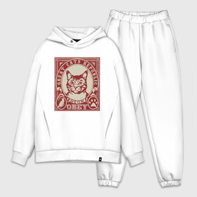 Мужской костюм хлопок OVERSIZE с принтом Cats Republic в Тюмени,  |  | animal | cat | cute | kitty | meow | obey | друг | животные | киска | китти | кот | котенок | котик | кошечка | кошка | лев | леопард | милый | мур | мяу | пантера | питомец | рысь | тигр | улыбка