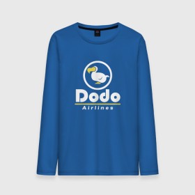 Мужской лонгслив хлопок с принтом Dodo Airlines в Тюмени, 100% хлопок |  | animal crossing | dodo airlines | new horizons | авиаперевозчик | вымышленная компания | доставка | мем | мемы | почта | самолёты | транспорт