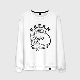 Мужской свитшот хлопок с принтом Wu-Tang Cat в Тюмени, 100% хлопок |  | animal | cat | cream | cute | hip hop | kitty | meow | rap | wu tang | wu tang clan | друг | животные | киска | китти | кот | котенок | котик | кошечка | кошка | лев | леопард | милый | мур | мяу | пантера | питомец | рысь | рэп | тигр | улыбка