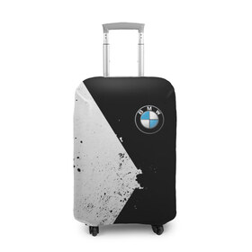 Чехол для чемодана 3D с принтом BMW в Тюмени, 86% полиэфир, 14% спандекс | двустороннее нанесение принта, прорези для ручек и колес | bmw | bmw motorsport | bmw performance | carbon | m | m power | motorsport | performance | sport | бмв | карбон | моторспорт | спорт