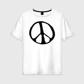 Женская футболка хлопок Oversize с принтом Пацифик в Тюмени, 100% хлопок | свободный крой, круглый ворот, спущенный рукав, длина до линии бедер
 | 