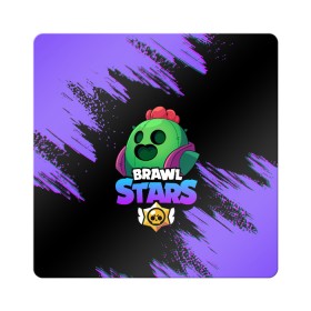 Магнит виниловый Квадрат с принтом Brawl Stars SPIKE в Тюмени, полимерный материал с магнитным слоем | размер 9*9 см, закругленные углы | 8 bit | 8 бит | bibi | brawl | brawl stars | crow | leon | spike | sprout | stars | бравл | бравл старс | браво старс | игра | компьютерная | кров | леон | онлайн | старс