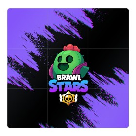 Магнитный плакат 3Х3 с принтом Brawl Stars SPIKE в Тюмени, Полимерный материал с магнитным слоем | 9 деталей размером 9*9 см | 8 bit | 8 бит | bibi | brawl | brawl stars | crow | leon | spike | sprout | stars | бравл | бравл старс | браво старс | игра | компьютерная | кров | леон | онлайн | старс