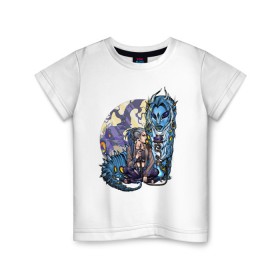 Детская футболка хлопок с принтом Алиса в Стране Чудес в Тюмени, 100% хлопок | круглый вырез горловины, полуприлегающий силуэт, длина до линии бедер | hookah | wonderland | алиса | бабочка | гусеница | кальян | лес | сказка | страна чудес