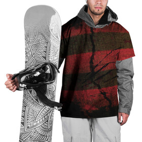 Накидка на куртку 3D с принтом Freddy Krueger в Тюмени, 100% полиэстер |  | a nightmare on elm street | freddy krueger | vdzabma | фредди крюгер
