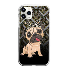 Чехол для iPhone 11 Pro Max матовый с принтом милый мопс в Тюмени, Силикон |  | versace | арт | версаче | гламурный | животные | золото | картинка | леопард | милый | мода | мопс | мопсиха | пес | песик | рисунок | собака