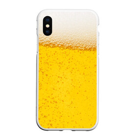 Чехол для iPhone XS Max матовый с принтом Пиво в Тюмени, Силикон | Область печати: задняя сторона чехла, без боковых панелей | пенное | хмельное