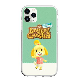 Чехол для iPhone 11 Pro Max матовый с принтом Animal Crossing в Тюмени, Силикон |  | Тематика изображения на принте: animal crossing | isabelle | tom nook | энимал кроссинг