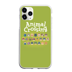 Чехол для iPhone 11 Pro Max матовый с принтом Animal Crossing в Тюмени, Силикон |  | Тематика изображения на принте: animal crossing | isabelle | tom nook | энимал кроссинг