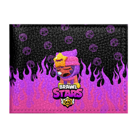 Обложка для студенческого билета с принтом Sandy BRAWL STARS в Тюмени, натуральная кожа | Размер: 11*8 см; Печать на всей внешней стороне | brawl stars | brawl stars sandy | legendary brawler | leon | leon shark | sandy | shark | stars | акула | бравл стар сэнди | леон акула | сенди | сэнди