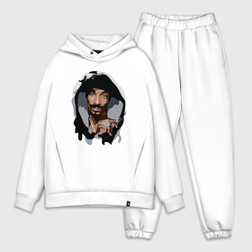 Мужской костюм хлопок OVERSIZE с принтом Snoop Dogg в Тюмени,  |  | Тематика изображения на принте: 2pac | black | dog | dr dre | hip hop | rap | snoop dogg | west coast | гангстер | микрофон | музыка | рифма | рэп | рэпер | снуп дог | собака | хип хоп