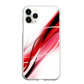 Чехол для iPhone 11 Pro Max матовый с принтом GEOMETRY STRIPES RED в Тюмени, Силикон |  | abstraction | geometry | hexagon | neon | paints | stripes | texture | triangle | абстракция | брызги | геометрия | краски | неон | неоновый | соты | текстура