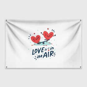Флаг-баннер с принтом Сердца в Тюмени, 100% полиэстер | размер 67 х 109 см, плотность ткани — 95 г/м2; по краям флага есть четыре люверса для крепления | love | картинки | любовь | надписи | прикольные | сердца | текст | цитаты