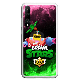 Чехол для Honor P30 с принтом СПРАУТ BRAWL STARS в Тюмени, Силикон | Область печати: задняя сторона чехла, без боковых панелей | brawl | brawl stars | brawl stars sprout | clash | sprout | tropical sprout | бравл старс | игра | мобильные игры | спраут | тропический спрут