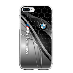 Чехол для iPhone 7Plus/8 Plus матовый с принтом BMW M POWER в Тюмени, Силикон | Область печати: задняя сторона чехла, без боковых панелей | Тематика изображения на принте: bmw | bmw motorsport | bmw performance | carbon | m | m power | motorsport | performance | sport | бмв | карбон | моторспорт | спорт