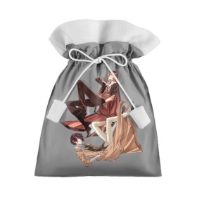 Подарочный 3D мешок с принтом Дазай и Чуя в Тюмени, 100% полиэстер | Размер: 29*39 см | bungou stray dogs | аниме | великие из бродячих псов | дазай и чуя