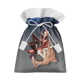 Подарочный 3D мешок с принтом Дазай и Чуя в Тюмени, 100% полиэстер | Размер: 29*39 см | bungou stray dogs | аниме | великие из бродячих псов | дазай и чуя