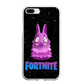 Чехол для iPhone 7Plus/8 Plus матовый с принтом Lama Fortnite в Тюмени, Силикон | Область печати: задняя сторона чехла, без боковых панелей | fortnite | fortnite chapter 2 | fortnite лама | lama | lama fortnite | llama | space | в космосе | лама | лама в космосе | лама из | лама фортнайт | фортнайт | фортнайт lama | фортнайт глава 2