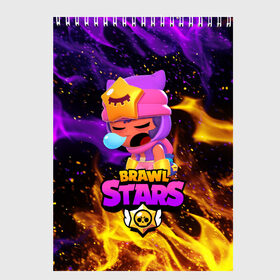 Скетчбук с принтом BRAWL STARS SANDY в Тюмени, 100% бумага
 | 48 листов, плотность листов — 100 г/м2, плотность картонной обложки — 250 г/м2. Листы скреплены сверху удобной пружинной спиралью | bibi | brawl stars | coach mike | crow | gale | leon | leon shark | max | mecha crow | mr.p | phoenix | sally leon | sandy | spike | sprout | tara | unicorn | virus 8 bit | werewolf | ворон | оборотень