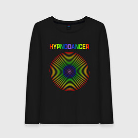 Женский лонгслив хлопок с принтом HYPNODANCER в Тюмени, 100% хлопок |  | Тематика изображения на принте: hypnodancer | hypnodancer little | little big | uno | группа little big | литл биг | надпись