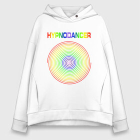 Женское худи Oversize хлопок с принтом HYPNODANCER в Тюмени, френч-терри — 70% хлопок, 30% полиэстер. Мягкий теплый начес внутри —100% хлопок | боковые карманы, эластичные манжеты и нижняя кромка, капюшон на магнитной кнопке | Тематика изображения на принте: hypnodancer | hypnodancer little | little big | uno | группа little big | литл биг | надпись