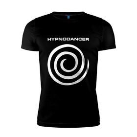 Мужская футболка премиум с принтом HYPNODANCER в Тюмени, 92% хлопок, 8% лайкра | приталенный силуэт, круглый вырез ворота, длина до линии бедра, короткий рукав | hypnodancer | hypnodancer little | little big | uno | группа little big | литл биг | надпись
