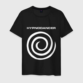 Мужская футболка хлопок с принтом HYPNODANCER в Тюмени, 100% хлопок | прямой крой, круглый вырез горловины, длина до линии бедер, слегка спущенное плечо. | hypnodancer | hypnodancer little | little big | uno | группа little big | литл биг | надпись