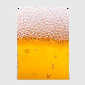 Постер с принтом ЖИВОЕ ПЕННОЕ в Тюмени, 100% бумага
 | бумага, плотность 150 мг. Матовая, но за счет высокого коэффициента гладкости имеет небольшой блеск и дает на свету блики, но в отличии от глянцевой бумаги не покрыта лаком | beer | бир | напитки | пенное