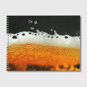 Альбом для рисования с принтом ТЕМНОЕ ПИВО в Тюмени, 100% бумага
 | матовая бумага, плотность 200 мг. | Тематика изображения на принте: beer | бир | напитки | пенное