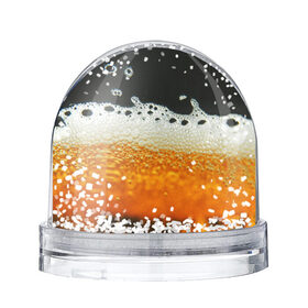 Снежный шар с принтом ТЕМНОЕ ПИВО в Тюмени, Пластик | Изображение внутри шара печатается на глянцевой фотобумаге с двух сторон | beer | бир | напитки | пенное