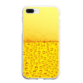 Чехол для iPhone 7Plus/8 Plus матовый с принтом ПИВО в Тюмени, Силикон | Область печати: задняя сторона чехла, без боковых панелей | beer | бир | напитки | пенное