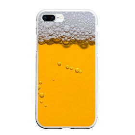 Чехол для iPhone 7Plus/8 Plus матовый с принтом ПИВНОЕ СЧАСТЬЕ в Тюмени, Силикон | Область печати: задняя сторона чехла, без боковых панелей | beer | бир | напитки | пенное