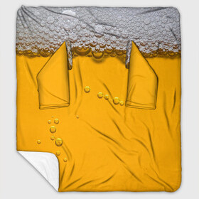 Плед с рукавами с принтом ПИВНОЕ СЧАСТЬЕ в Тюмени, 100% полиэстер | Закругленные углы, все края обработаны. Ткань не мнется и не растягивается. Размер 170*145 | beer | бир | напитки | пенное