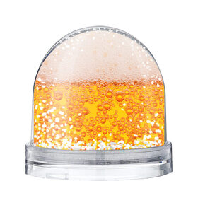 Снежный шар с принтом ПИВО в Тюмени, Пластик | Изображение внутри шара печатается на глянцевой фотобумаге с двух сторон | beer | textures | бир | напитки | пенное | текстуры | фон