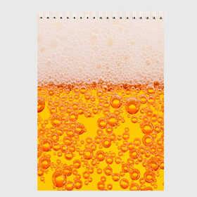 Скетчбук с принтом ПИВО в Тюмени, 100% бумага
 | 48 листов, плотность листов — 100 г/м2, плотность картонной обложки — 250 г/м2. Листы скреплены сверху удобной пружинной спиралью | Тематика изображения на принте: beer | textures | бир | напитки | пенное | текстуры | фон