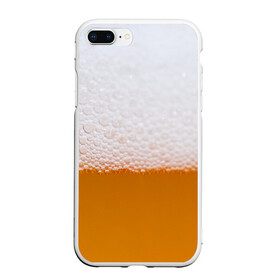 Чехол для iPhone 7Plus/8 Plus матовый с принтом ТЕМАПИВО в Тюмени, Силикон | Область печати: задняя сторона чехла, без боковых панелей | Тематика изображения на принте: beer | бир | напитки | пенное