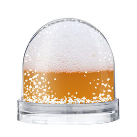 Снежный шар с принтом ТЕМА:ПИВО в Тюмени, Пластик | Изображение внутри шара печатается на глянцевой фотобумаге с двух сторон | beer | бир | напитки | пенное