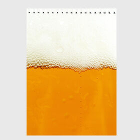 Скетчбук с принтом Я ПИВО! в Тюмени, 100% бумага
 | 48 листов, плотность листов — 100 г/м2, плотность картонной обложки — 250 г/м2. Листы скреплены сверху удобной пружинной спиралью | Тематика изображения на принте: beer | бир | напитки | пенное