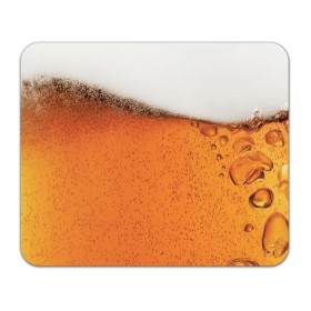 Коврик для мышки прямоугольный с принтом ПИВО! в Тюмени, натуральный каучук | размер 230 х 185 мм; запечатка лицевой стороны | beer | textures | бир | напитки | пенное | текстуры | фон