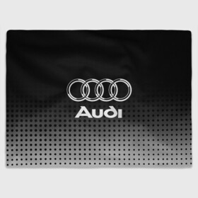 Плед 3D с принтом Audi в Тюмени, 100% полиэстер | закругленные углы, все края обработаны. Ткань не мнется и не растягивается | audi | audi лого | audi марка | audi эмблема | ауди | ауди значок | ауди лого | ауди чб значок | ауди эмблема | значок audi | лого автомобиля | логотип audi | логотип ауди | черно белый