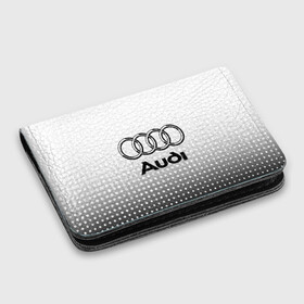 Картхолдер с принтом с принтом Audi в Тюмени, натуральная матовая кожа | размер 7,3 х 10 см; кардхолдер имеет 4 кармана для карт; | audi | audi лого | audi марка | audi эмблема | ауди | ауди значок | ауди лого | ауди чб значок | ауди эмблема | значок audi | лого автомобиля | логотип audi | логотип ауди | черно белый