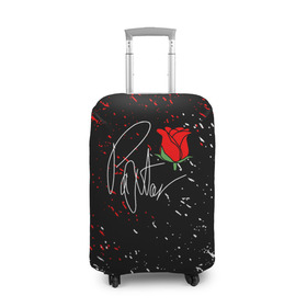 Чехол для чемодана 3D с принтом PYTN X ROSE. в Тюмени, 86% полиэфир, 14% спандекс | двустороннее нанесение принта, прорези для ручек и колес | payton | payton moormeie | pytn | rose | блогер | знаменитость | пейтон | пейтон моормиер | тиктоенр