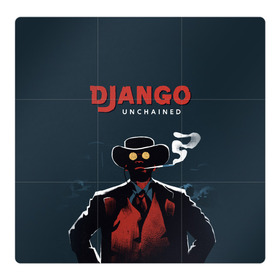 Магнитный плакат 3Х3 с принтом Django в Тюмени, Полимерный материал с магнитным слоем | 9 деталей размером 9*9 см | django | tarantino | джанго | джанго освобожденный | тарантино