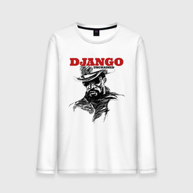 Мужской лонгслив хлопок с принтом Django в Тюмени, 100% хлопок |  | django | tarantino | джанго | джанго освобожденный | тарантино
