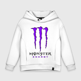 Детское худи Oversize хлопок с принтом MONSTER ENERGY в Тюмени, френч-терри — 70% хлопок, 30% полиэстер. Мягкий теплый начес внутри —100% хлопок | боковые карманы, эластичные манжеты и нижняя кромка, капюшон на магнитной кнопке | black monster | bmx | claw | cybersport | energy | monster | monster energy | moto | motocross | race | sport | киберспорт | когти | монстер энерджи | монстр | мото | мотокросс | ралли | скейтбординг | спорт | т | энергия