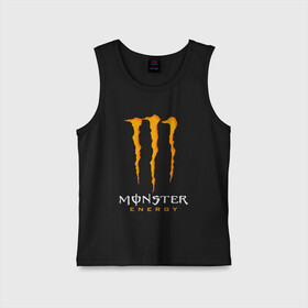 Детская майка хлопок с принтом MONSTER ENERGY в Тюмени,  |  | Тематика изображения на принте: black monster | bmx | claw | cybersport | energy | monster | monster energy | moto | motocross | race | sport | киберспорт | когти | монстер энерджи | монстр | мото | мотокросс | ралли | скейтбординг | спорт | т | энергия